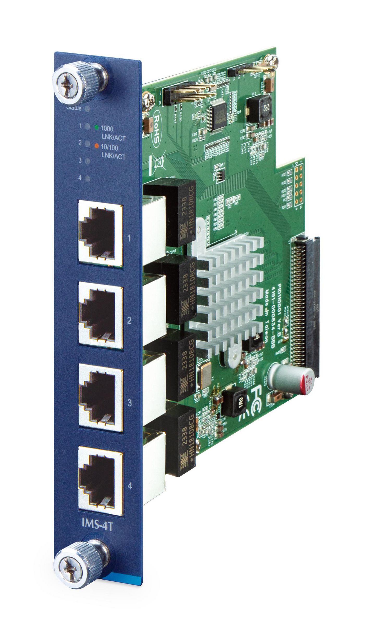 4-Port 100/1000X SFP Switch