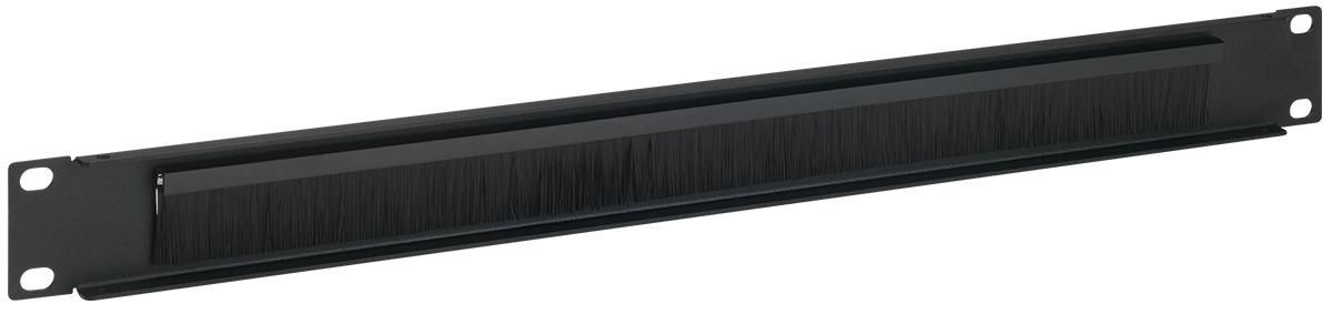 1U Blind Plate with Brush -