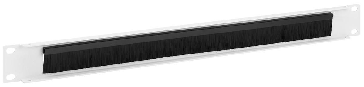 1U Blind Plate with Brush -
