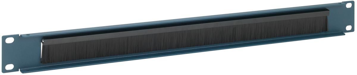 1U Blind Plate with Brush -