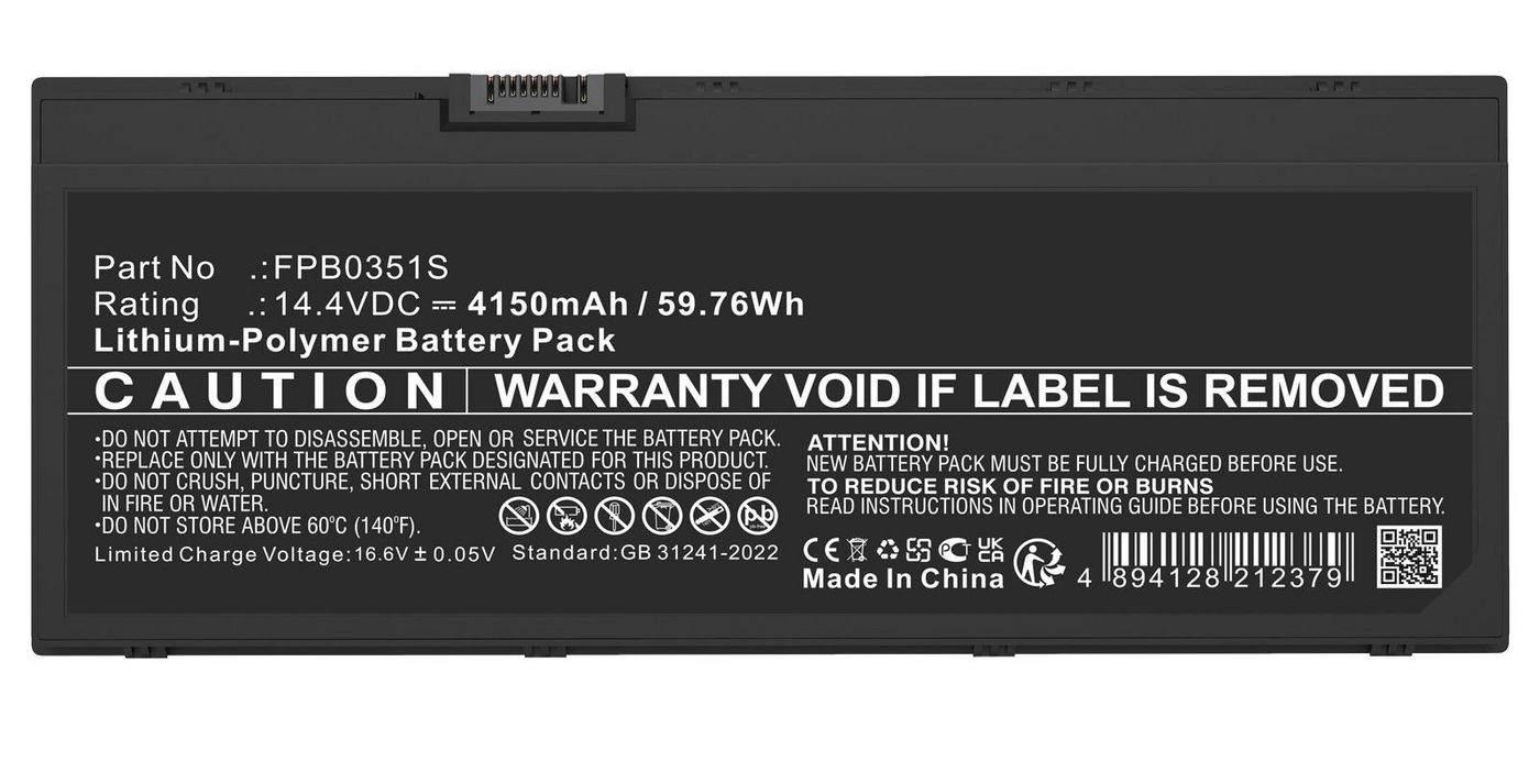 Laptop Battery for Fujitsu - MBXFU-BA0051