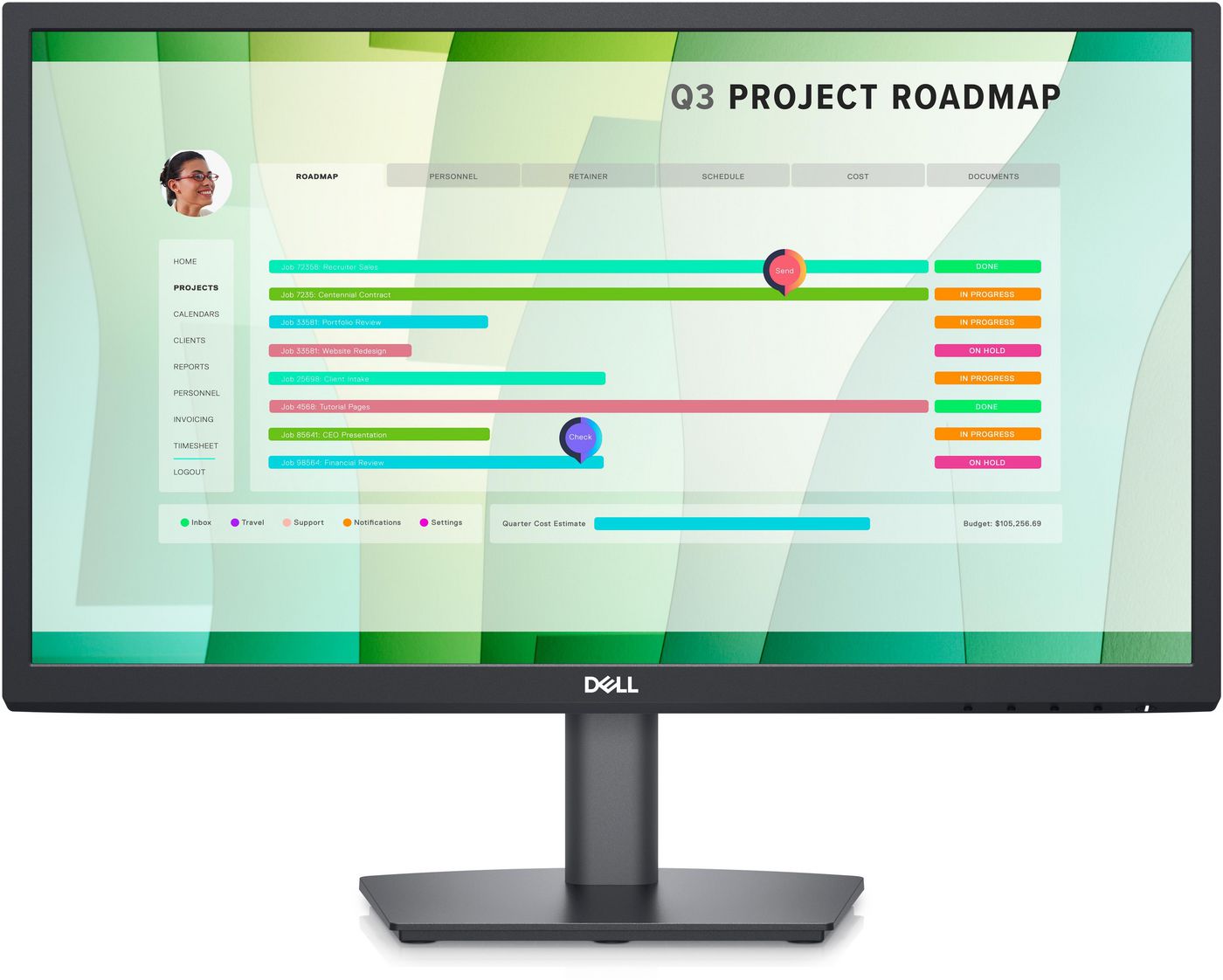 22 Monitor E2223HN 54.48cm