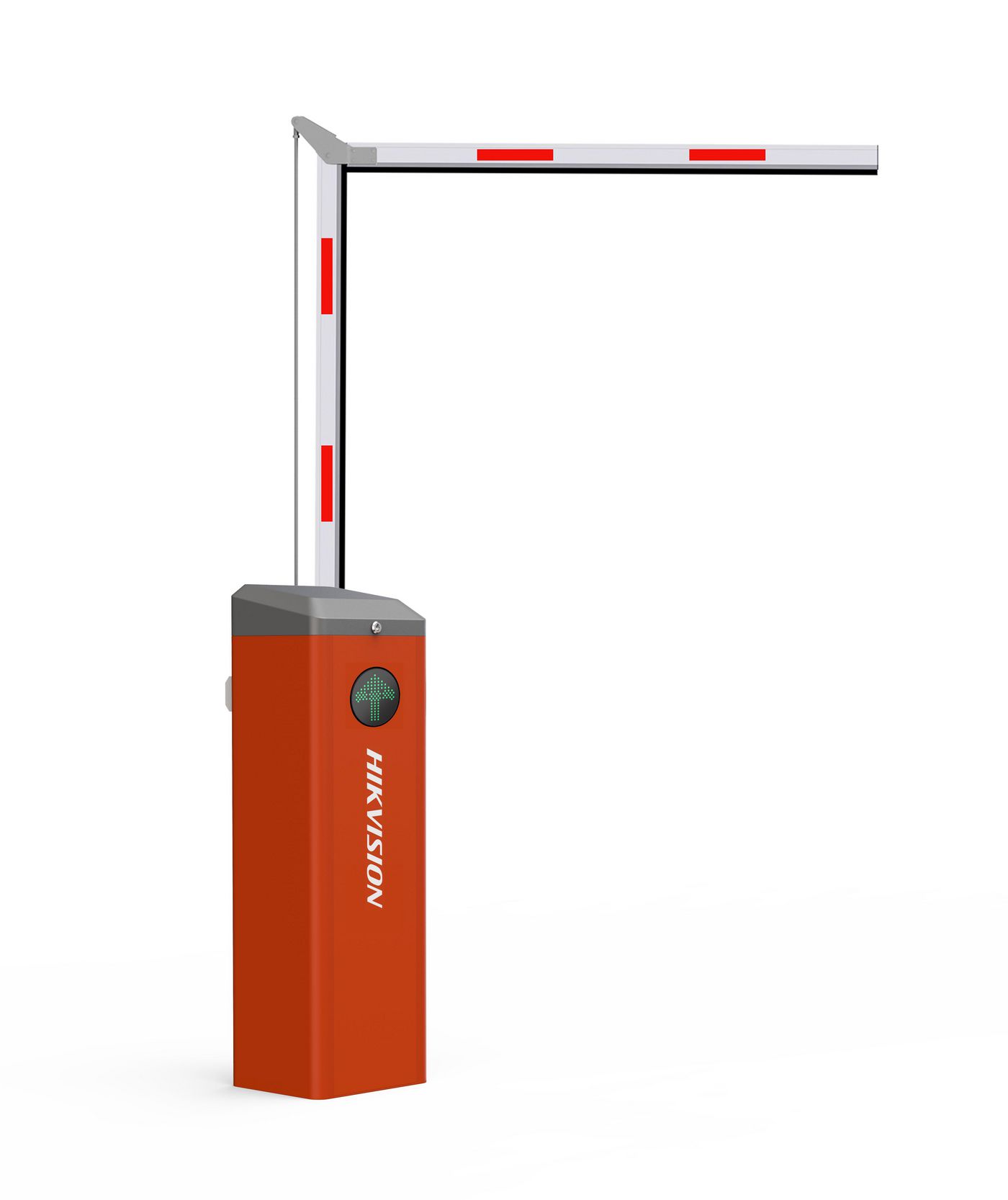 Barrier gates with folding