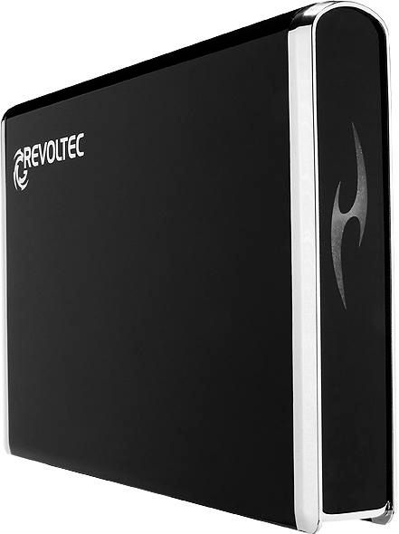 Revoltec RS061 Alu Book 2 Black OTB, USB 2.0 