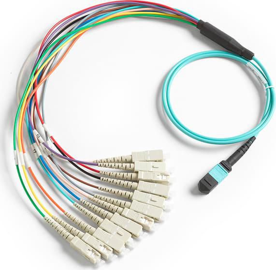 1m Breakout Cord, MPO,