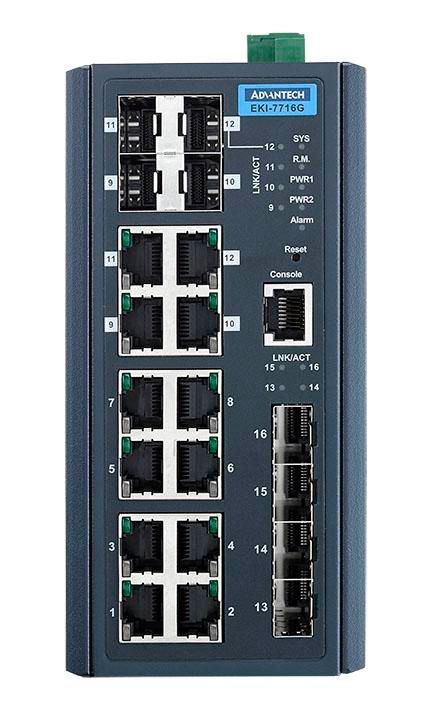 8GE + 4SFP + 4G Combo Managed