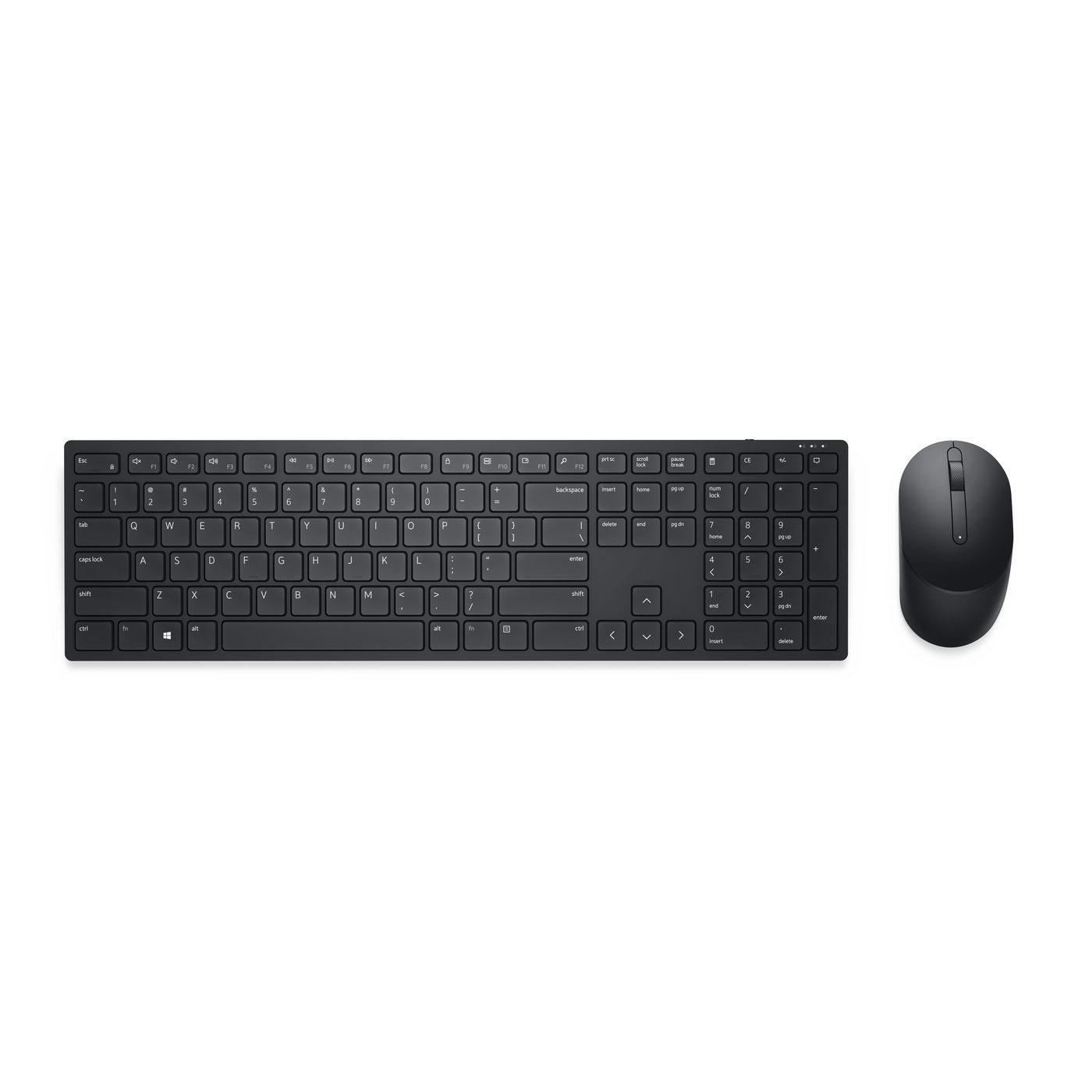 DELL KM5221W tastiera Mouse incluso Ufficio RF Wireless Inglese US Nero