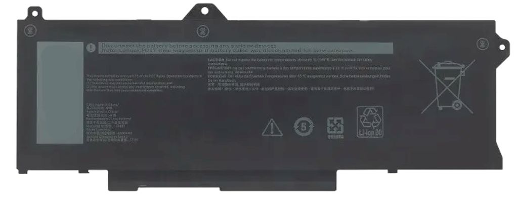 Battery Li-Polymer 60.83Wh - DELL Black - Warranty: 12M
