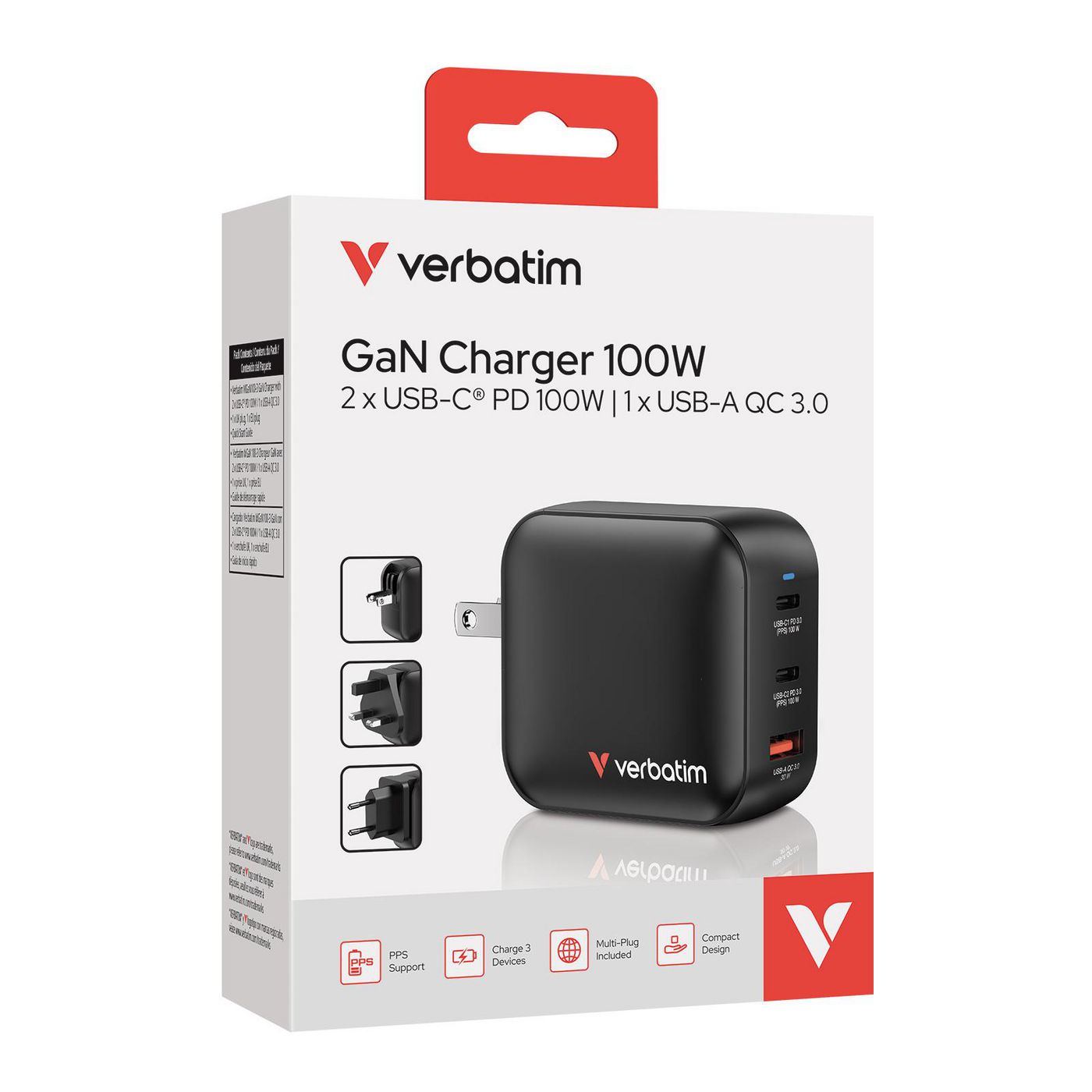 Mini GaN Charger 100W 3Port