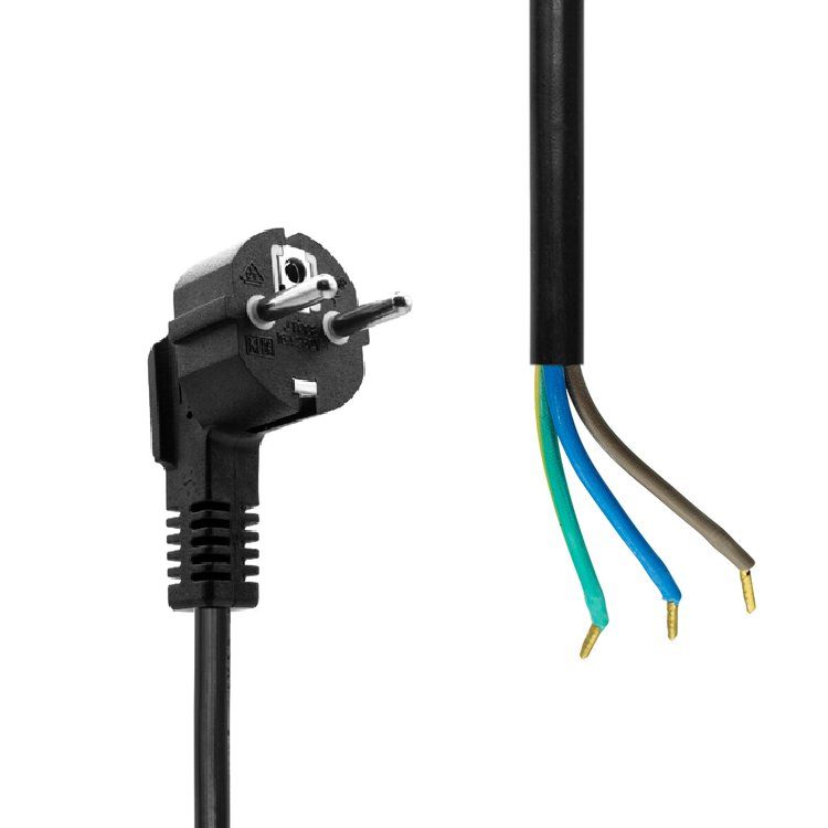 Schuko Open End power cord