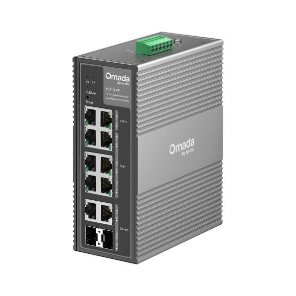 TP-LINK Omada 10-Port Gigabit Industrial - IES210GPP