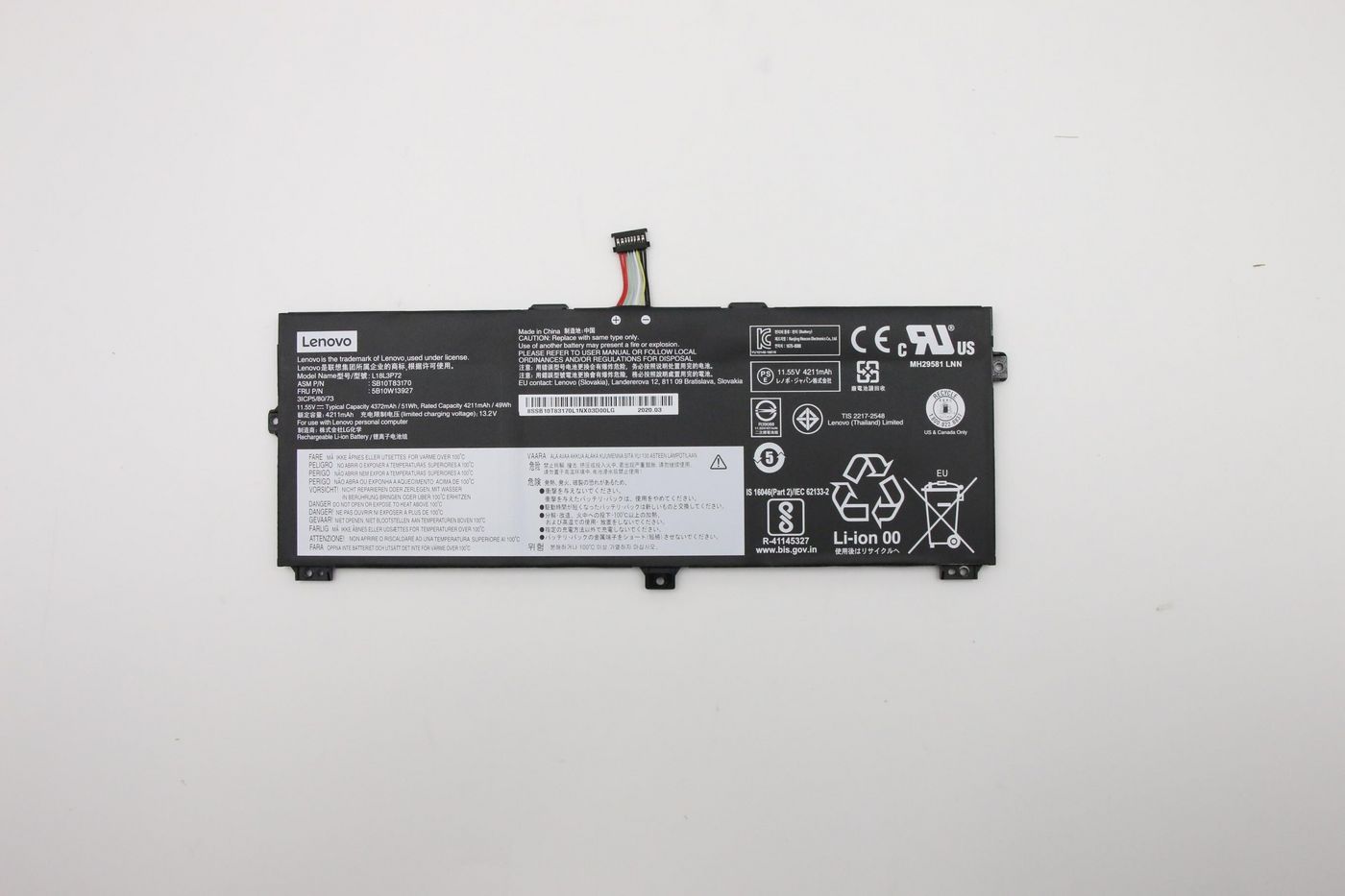 Internal, 3c, 50Wh, LiIon, LGC