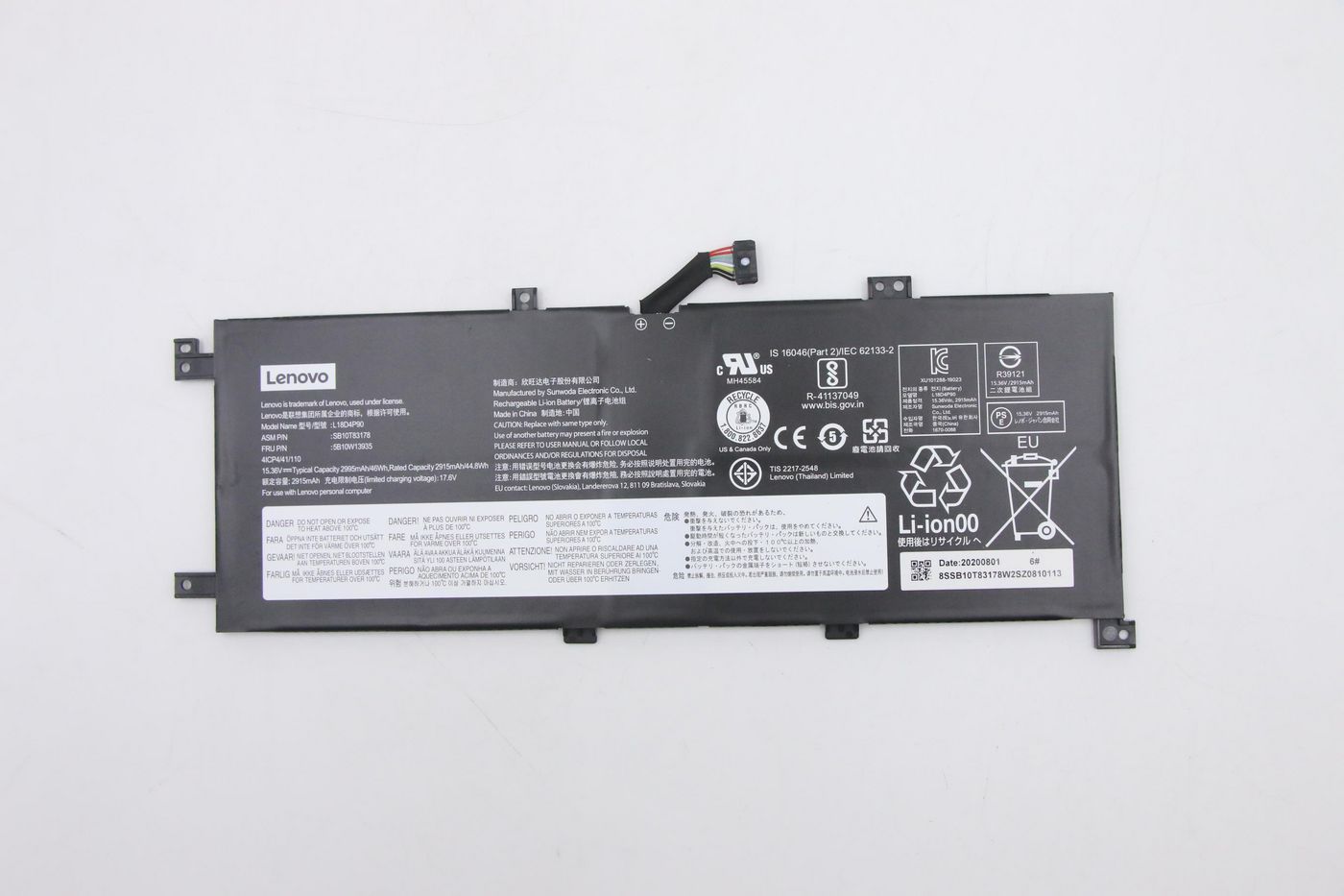 Lenovo Battery, 4c, 46Wh, LiIon, SWD
