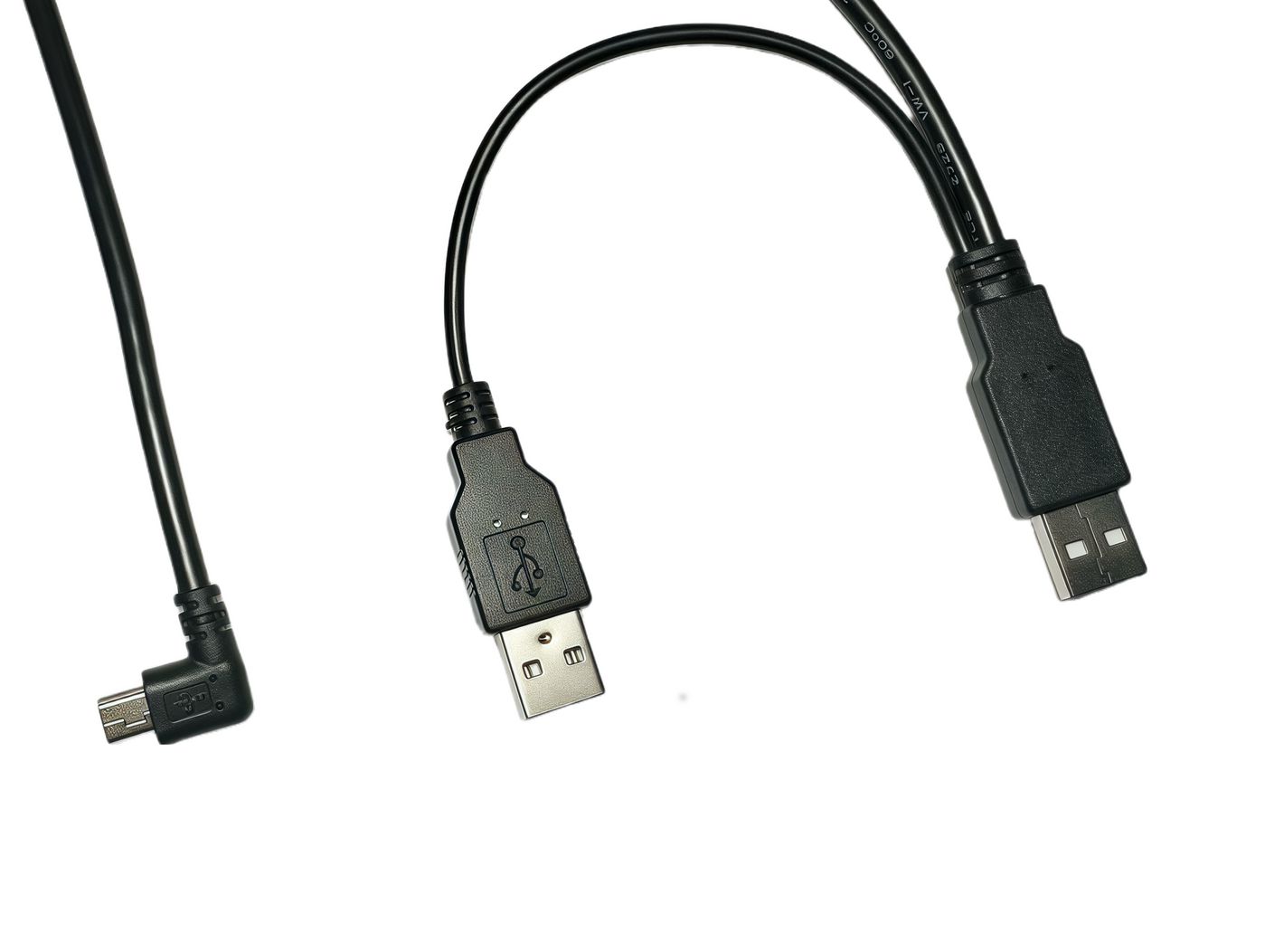 USB2.0 A male to USB2.0 A - male + Mini USB male splitter - cable, 3.0m