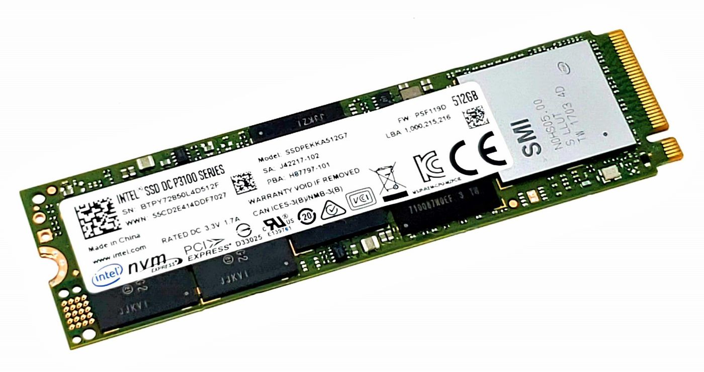 512GB M.2 2280 PCIe 3.0 x4 SSD - Warranty: 6M