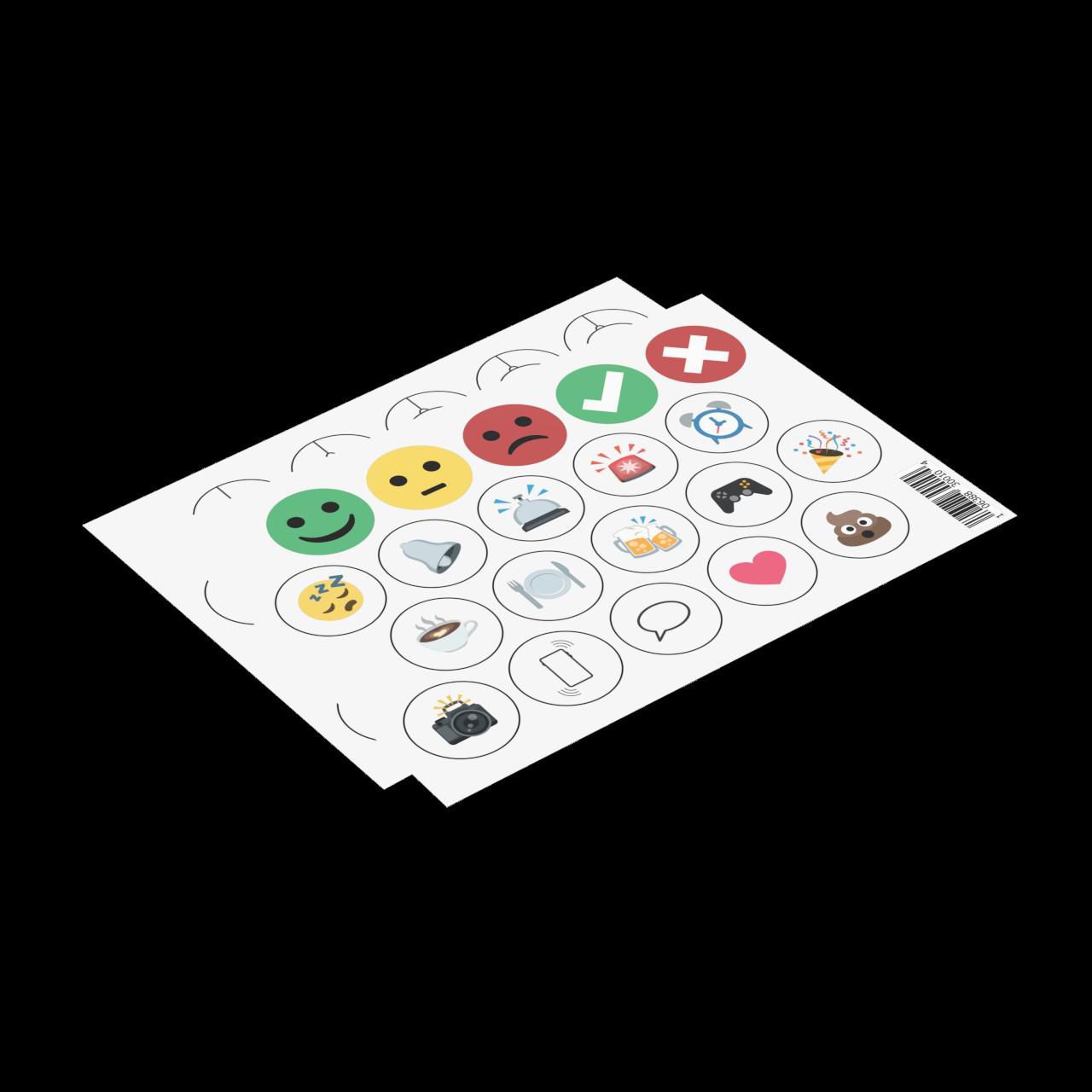Flic PB-01 W129034456 Button Sticker Sheet 