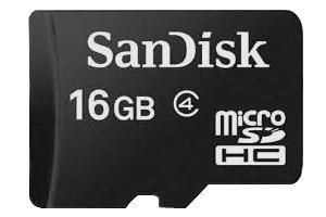 16GB MICRO SDHC CARD