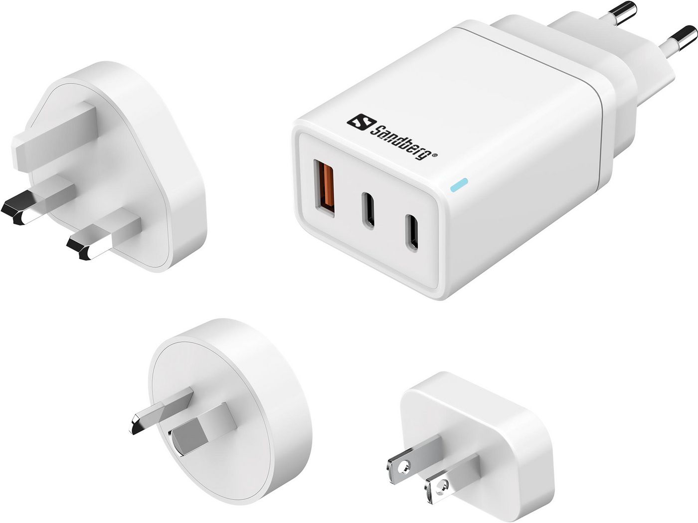 3in1 TravelCharger USB-C/A 65W