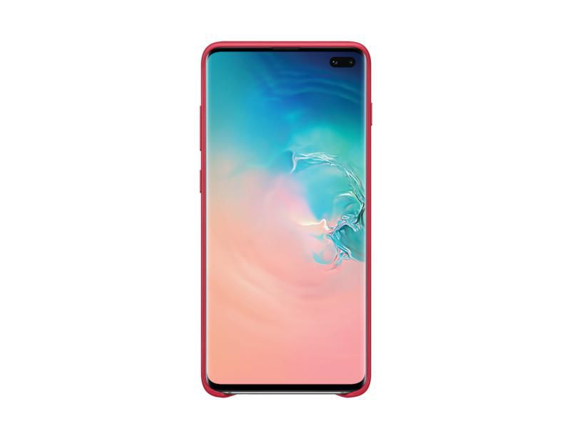 Galaxy S10+ Leather Cover Red