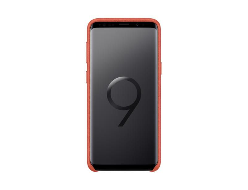 Galaxy S9 Alcantara Cover Red