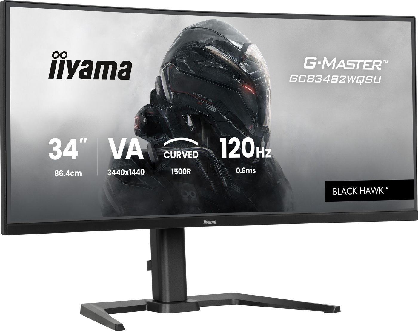 iiyama GCB3482WQSU-B1 W129095341 34 CURVED QHD 120Hz  HAS 