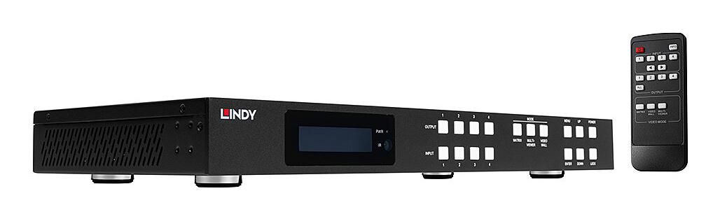 Lindy 38390 interruttore a matrice Commutatore a matrice AV Display incorporato 43 W