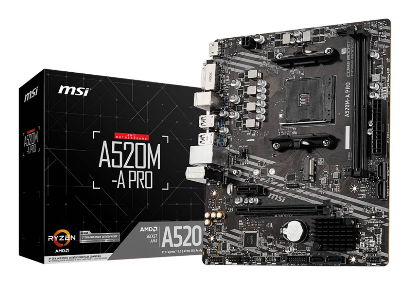A520M-A Pro Motherboard Amd