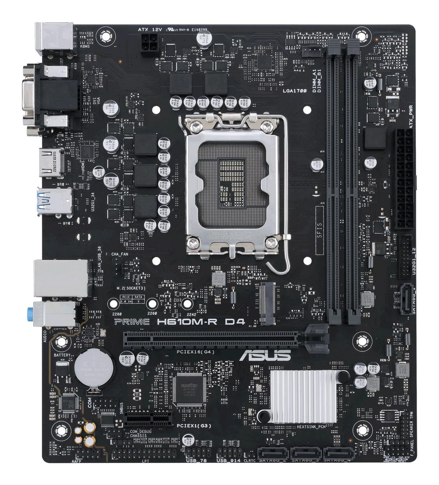 Prime H610M-R D4 Intel H610