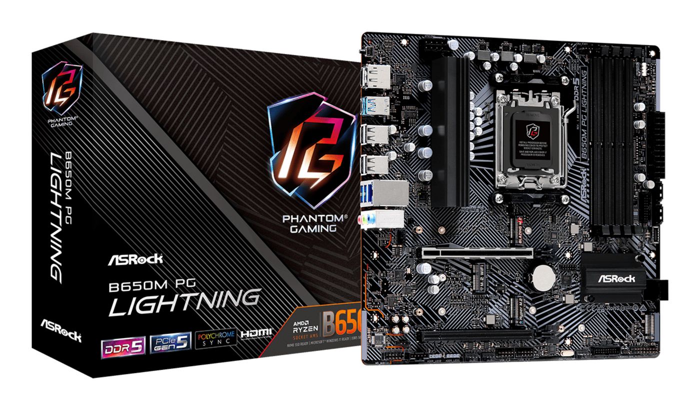 B650M Pg Lightning Amd B650