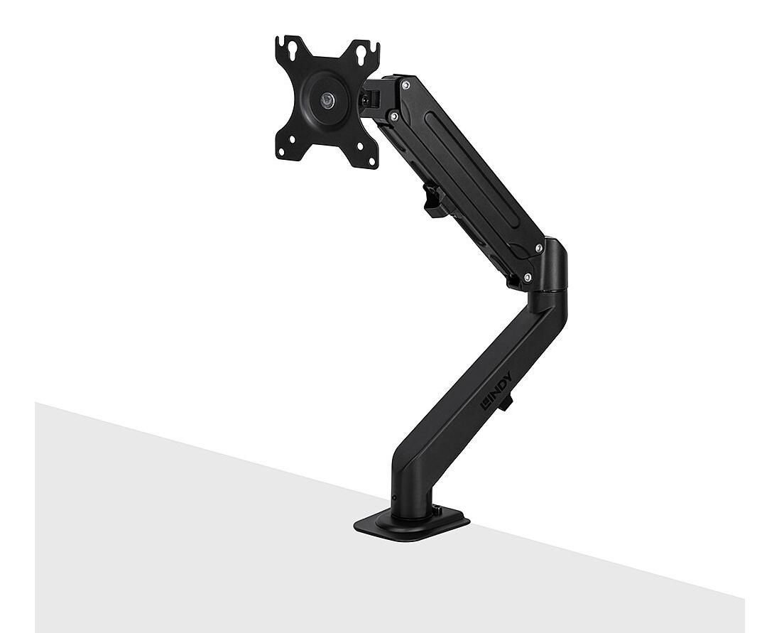 Lindy 40707 Supporti a parete per TV 68,6 cm (27") Scrivania Nero