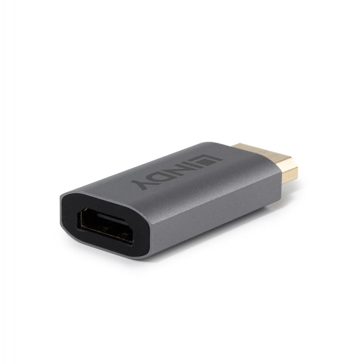 Lindy 41095 adattatore per inversione del genere dei cavi DisplayPort HDMI Type A Grigio
