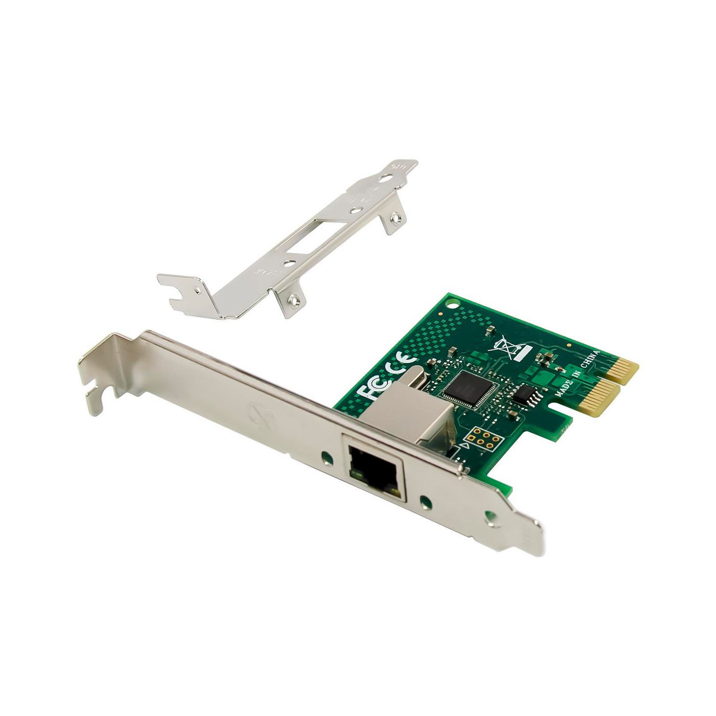 1 port RJ45 network card, PCIe