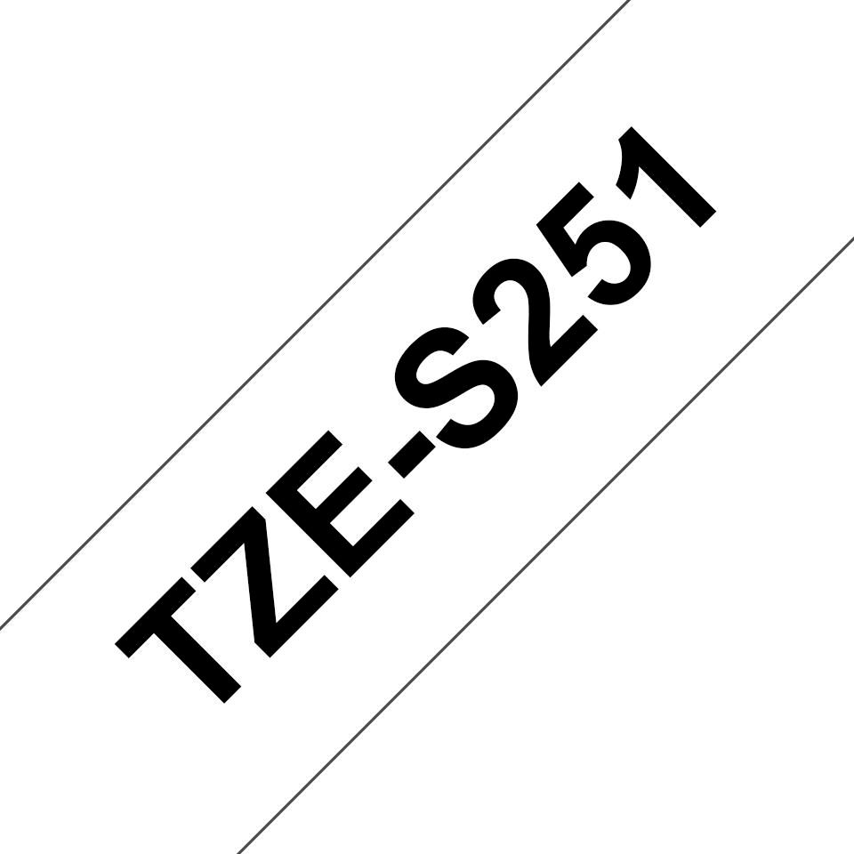 TZES251  24MM BLACK ON WHITE