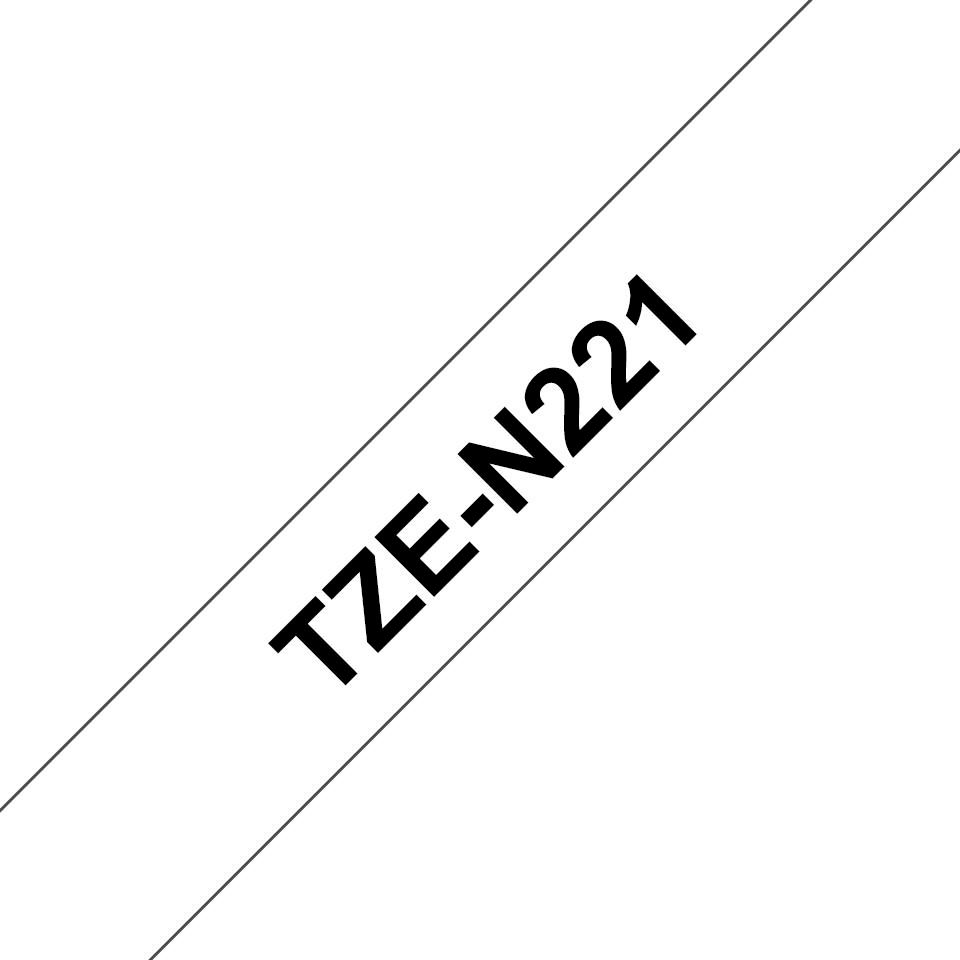 TZe-N221 Black on White