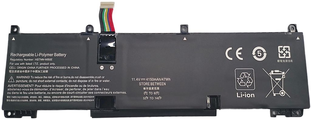 CoreParts Battery Li-Polymer Black 11.4V 4150mAh 47.31Wh for HP