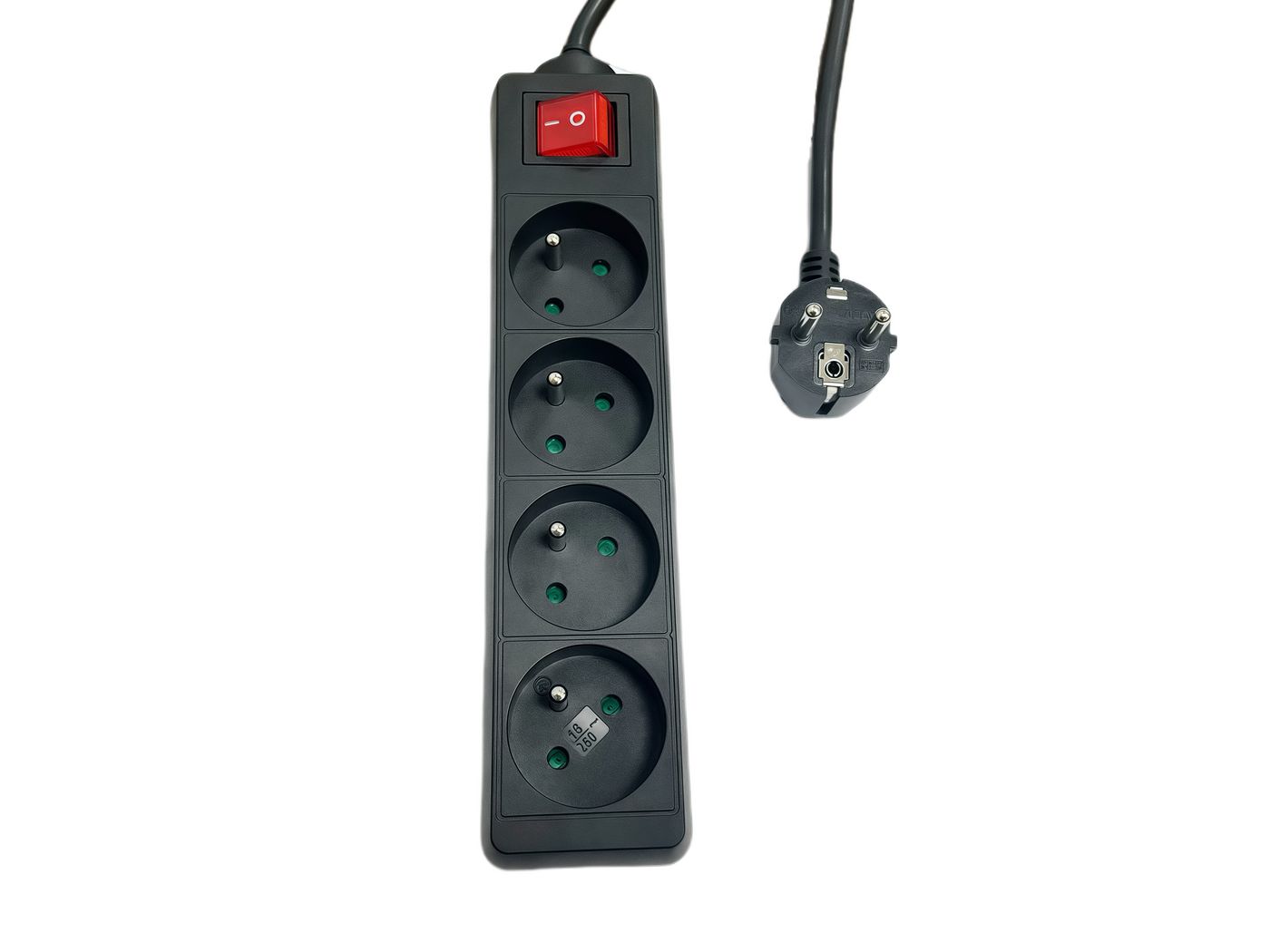4-way Power Strip on/off