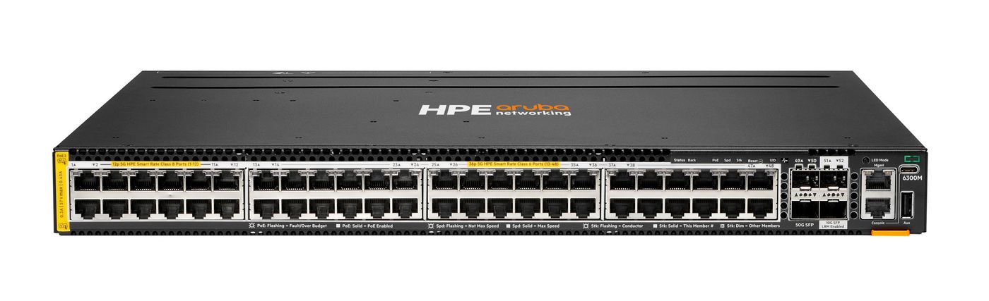 Aruba 6300M 48SR5 CL8/CL6