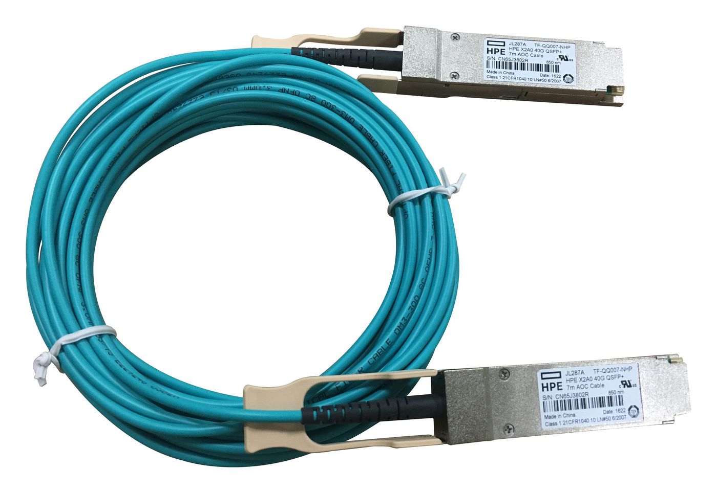 X2A0 40G QSFP+ 7m AOC Cable