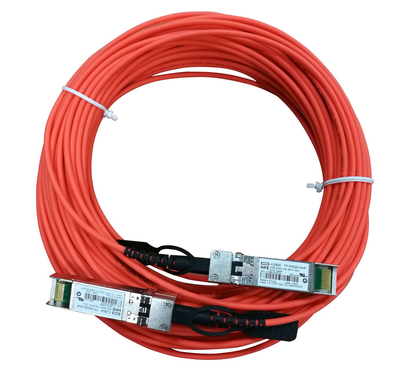 X2A0 10G SFP+20m AOC Cable NT