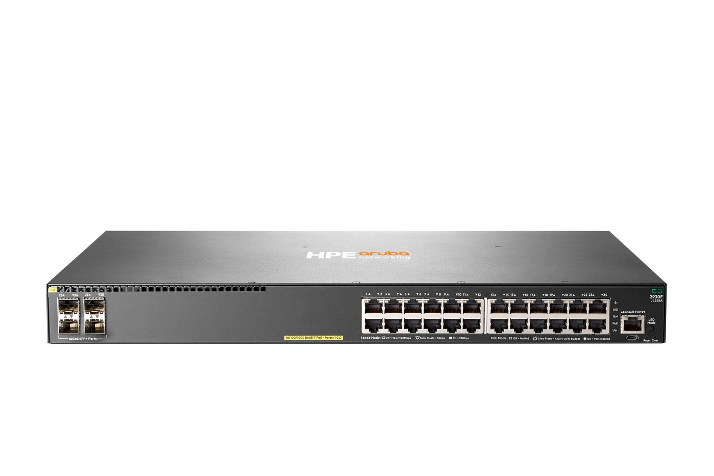 ARUBA 2930F 24G POE+ 4SFP+