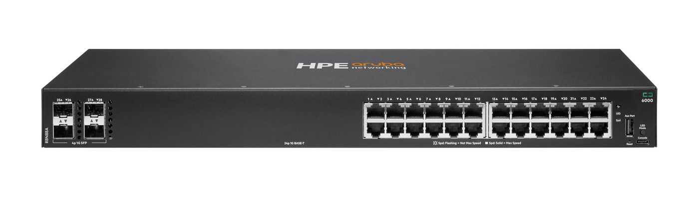 HPE Aruba 6000 24G 4SFP Switch - Switch - L3