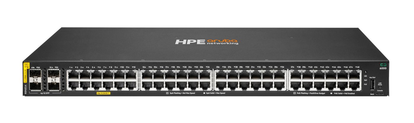 Aruba 6000 48G Class4 Poe 