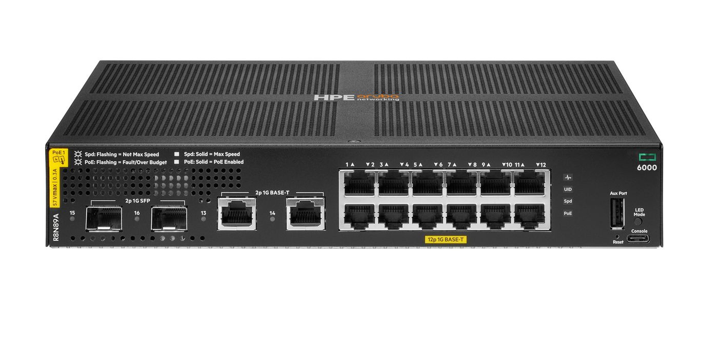 Aruba 6000 12G Class4 Poe 