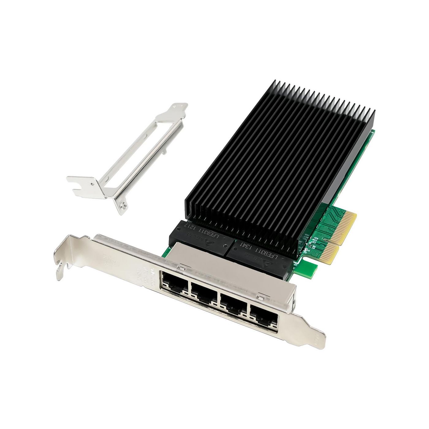 Network Card PCIe x4 4-RJ45
