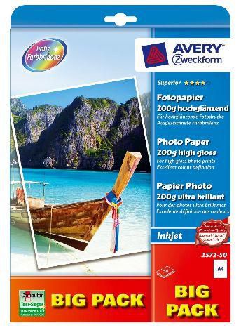 Avery 2572-50 W129158775 Photo Paper A4 High-Gloss 