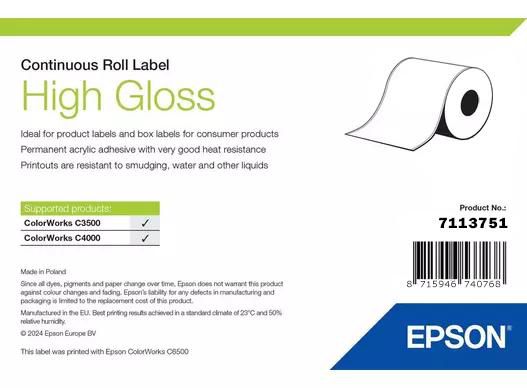 High Gloss Label - Continuous