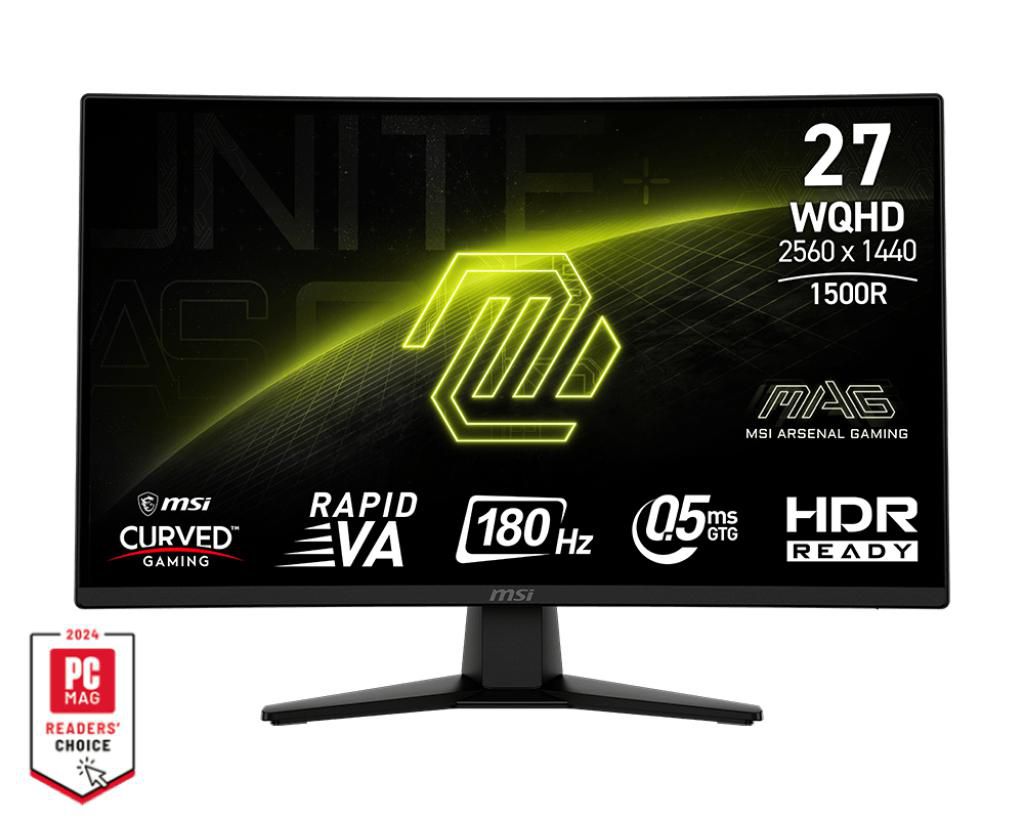 MSI MAG 274CQFDE Monitor PC 68,6 cm (27") 2560 x 1440 Pixel Wide Quad HD Nero