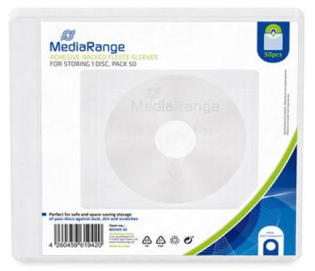 Custodie CD MediaRange 50 pezzi adesivi