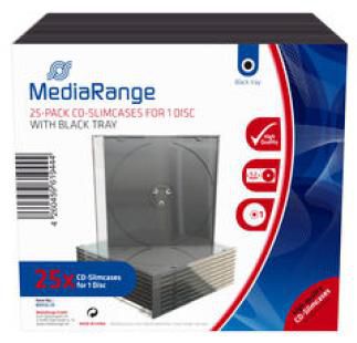 Custodie slim per CD MediaRange 25 pezzi