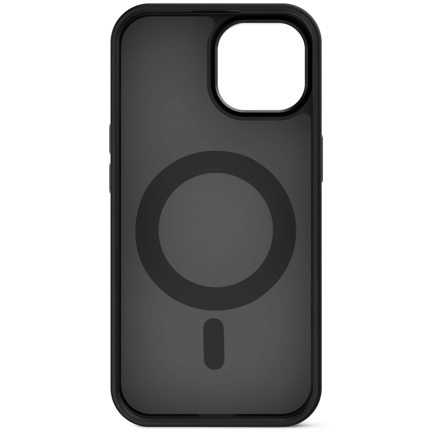 Backcover di supporto per loop di plastica riciclato iPhone 15 nero